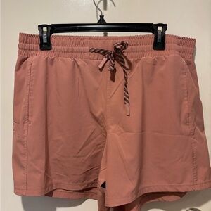 Pacific Trail Dusty Rose Athletic Drawstring Shorts